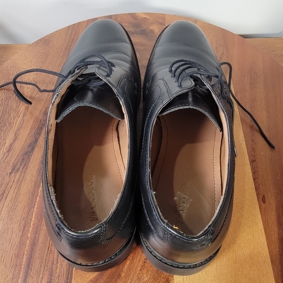 Franco Fortini Gideon Classic Black Leather Dress Shoes Memory Foam Size 11 main image 7